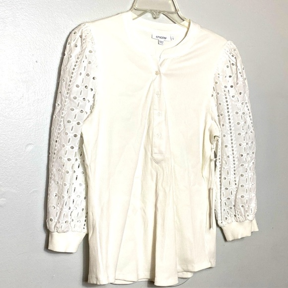 Chico's Tops - Chico's Knit 3/4 top size M